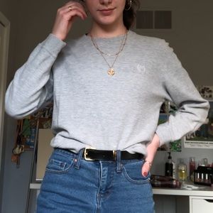 Comfy Crewneck Cropped Sweater (Liz Claiborne)